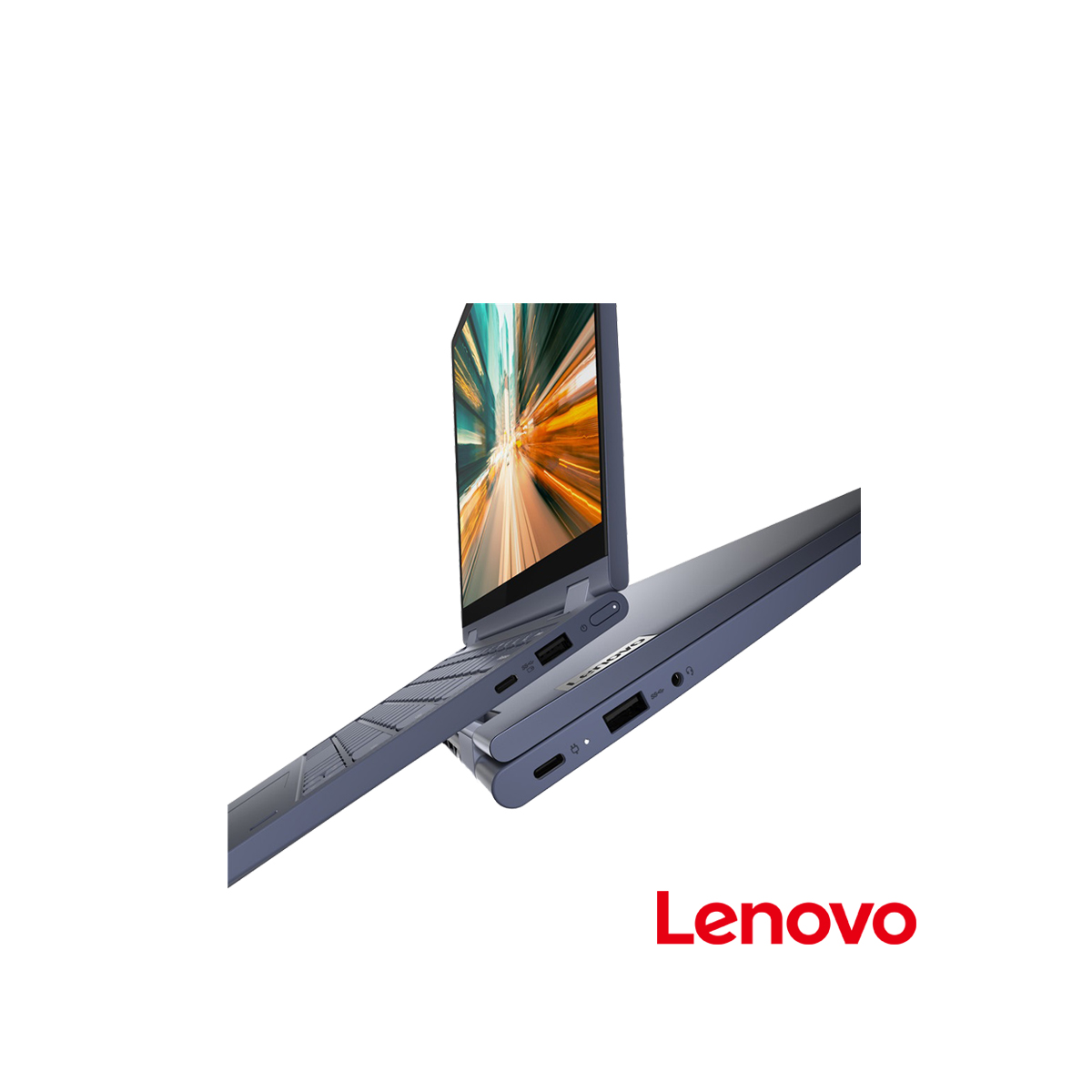 Jual Laptop Lenovo Yoga 6 13ALC6-82ND002KID AMD Ryzen 7-5700U 16GB 512GB SSD 13.3inch FHD Windows10 Office Pre Installed Touch Screen Abbys Blue di Denpasar Bali