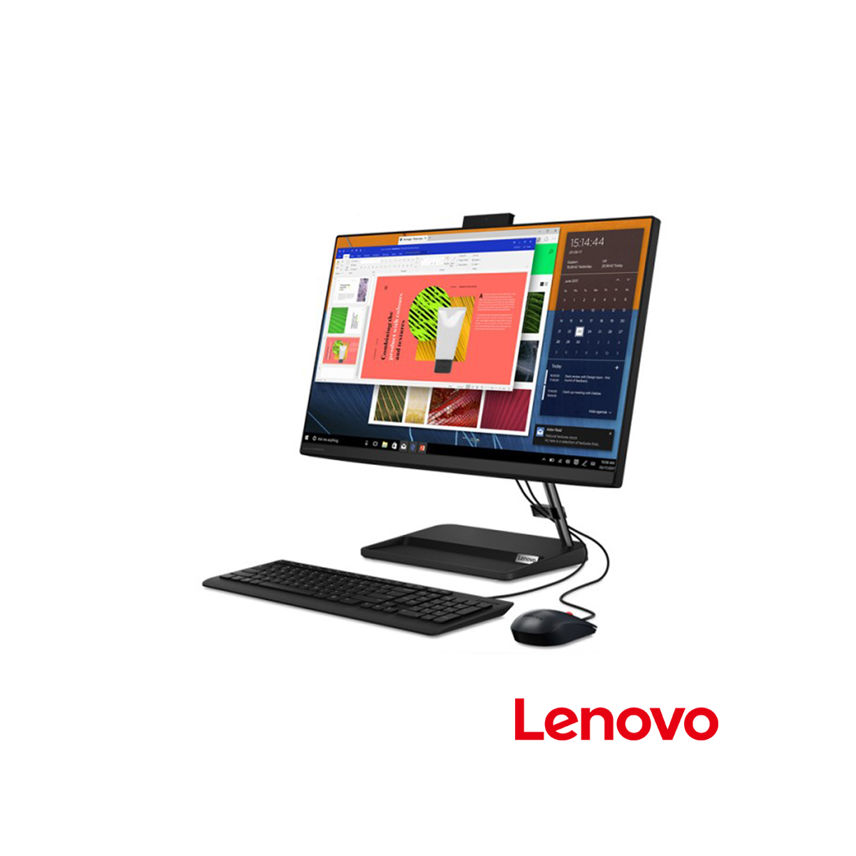 Jual PC All-in-One LENOVO IdeaCentre 3 24ITL6-F0G000A2ID Intel Core i7 1165G7 2 x 4GB 512GB SSD DVD RW NVIDIA GeForce MX450 2GB 23,8" FHD Touchscreen Windows 11 Office 2021 Black di Denpasar Bali